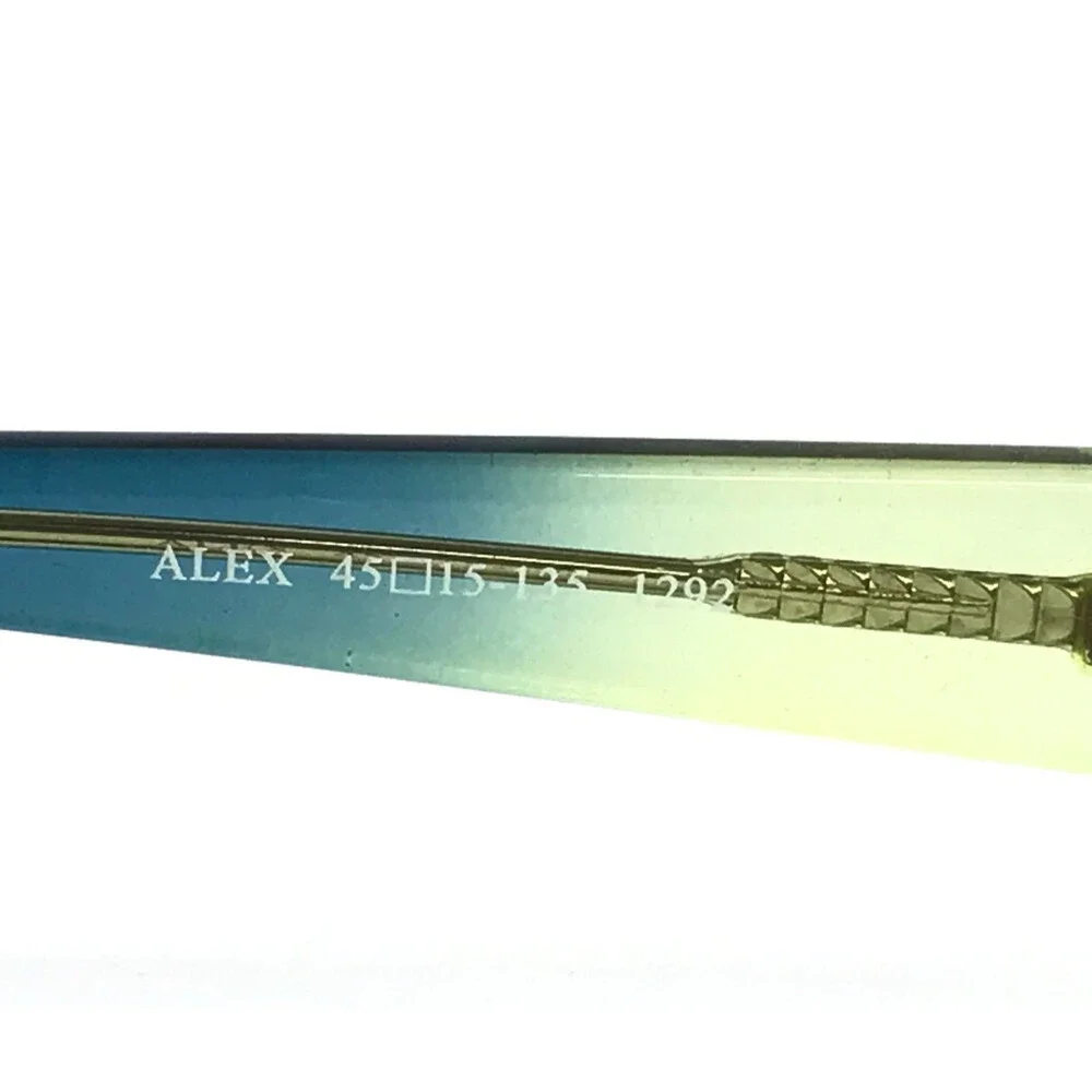 Miraflex Kids Eyeglasses Frame ALEX 1292 Blue Green Fade Rectangle 45-15-135